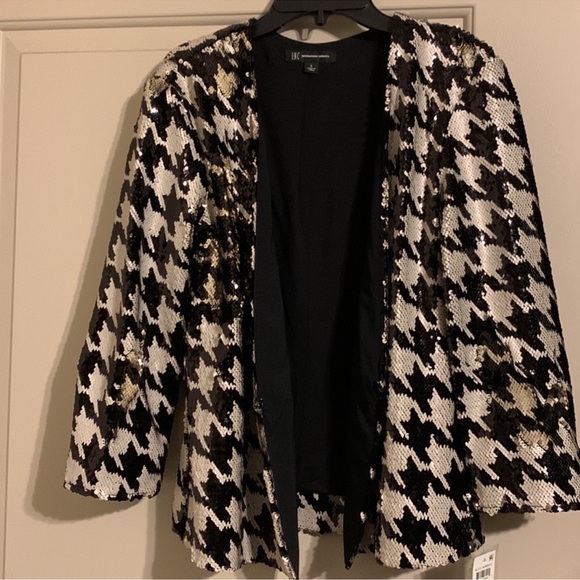 Sequin Houndstooth Jacket - Picture 2 of 2